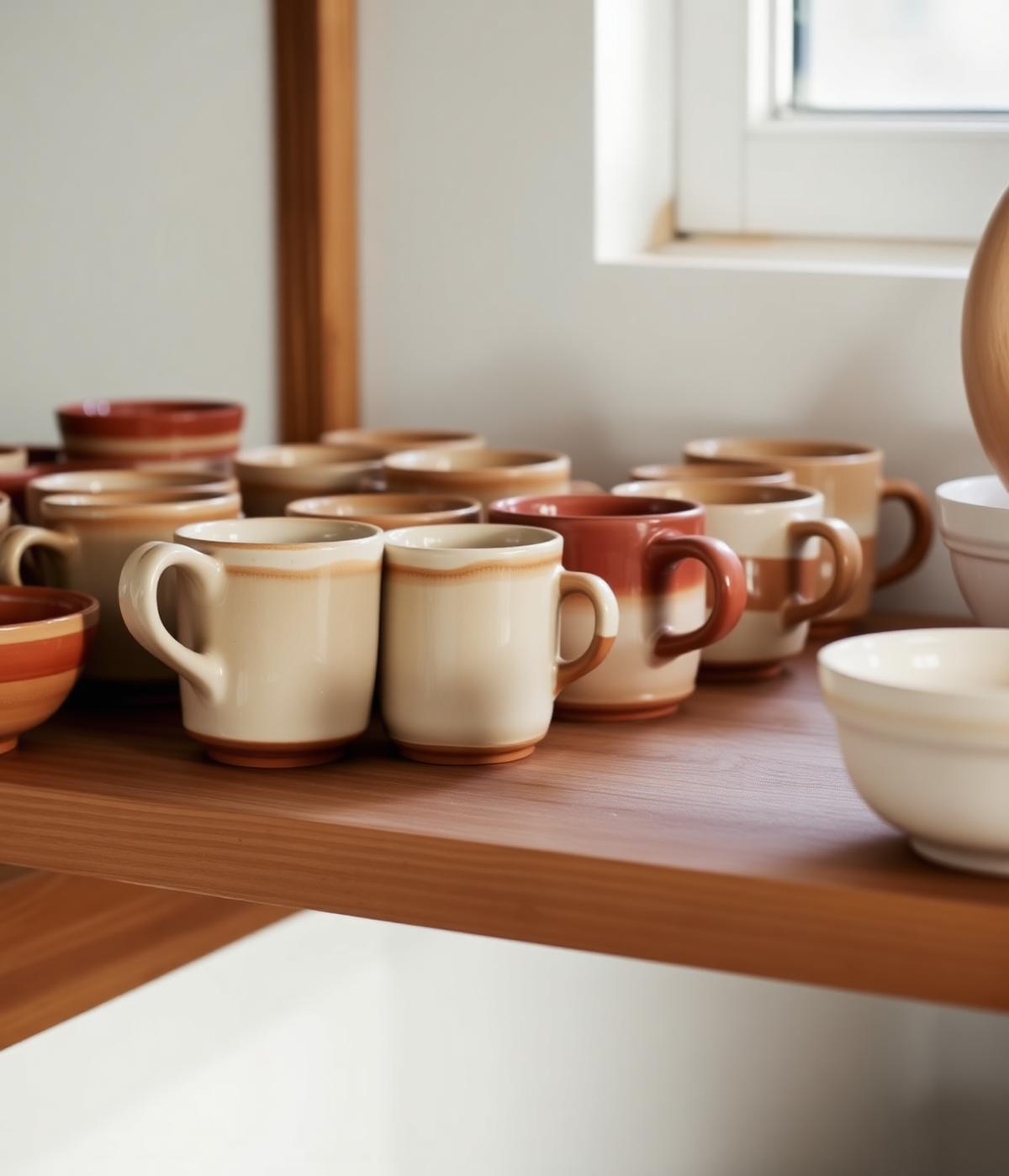 Tazas y bowls de cerámica