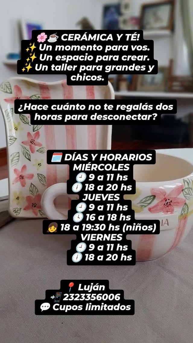 Bandeja con flores rosas pintadas a mano y bowl artesanal